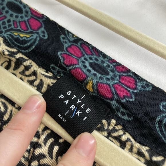 Style Park 1 Bali Women's Handmade‎ Boho Kaftan Dress One Size Flowy Hippie Chic - Picture 5 of 11